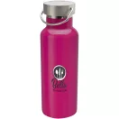 Sticla termos 500 ml, Everestus, 2601E13245, 7.2x20x7.2xØ4.8 cm, Otel, Roz