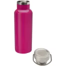 Sticla termos 500 ml, Everestus, 2601E13245, 7.2x20x7.2xØ4.8 cm, Otel, Roz