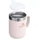Cana de voiaj, 236 ml, 2509E14975, Stanley, 10.7x10.8x7.9 cm, Otel, Roz light