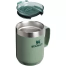 Cana de voiaj, Stanley, 2610E18520, 236 ml, 10.7x10.8x7.9 cm, Otel inoxidabil, Verde Forest