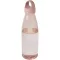 Sticla de apa, Everestus, 2610E18309, 800 ml, Cu maner, 27xØ7.5 cm, Plastic, Roz Dusty