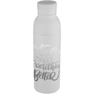   Sticla termoizolanta 650 ml, Everestus, 2601E12936, 7.5x25.2x7.5 cm, Otel, Polipropilena, Alb