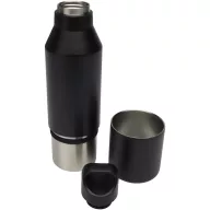   Sticla termos, 600 ml, 2502E16332, Everestus, 26.4 x 7.9 cm, Otel, Negru