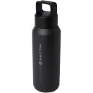 Sticla termoizolanta 600 ml, Everestus, 2601E12827, 7x25x7xØ7.8 cm, Otel, Polipropilena, Negru