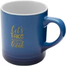 Cana 330 ml, 2502E16488, Everestus, 9.5 x 8 cm, Ceramica, Albastru royal
