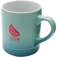   Cana 330 ml, 2502E16489, Everestus, 9.5 x 8 cm, Ceramica, Albastru turcoaz