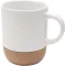 Cana 300 ml, 2502E16448, Everestus, 10.3 x 11.9 cm, Ceramica, Pluta, Alb