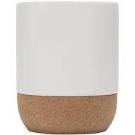   Cana 300 ml, 2502E16448, Everestus, 10.3 x 11.9 cm, Ceramica, Pluta, Alb