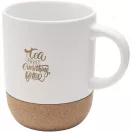 Cana 300 ml, 2502E16444, Everestus, 10.3 x 11.9 cm, Ceramica, Pluta, Alb