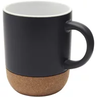   Cana 300 ml, 2502E16447, Everestus, 10.3 x 11.9 cm, Ceramica, Pluta, Negru