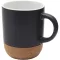 Cana 300 ml, 2502E16447, Everestus, 10.3 x 11.9 cm, Ceramica, Pluta, Negru