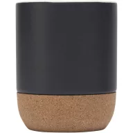   Cana 300 ml, 2502E16447, Everestus, 10.3 x 11.9 cm, Ceramica, Pluta, Negru