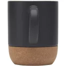 Cana 300 ml, 2502E16447, Everestus, 10.3 x 11.9 cm, Ceramica, Pluta, Negru