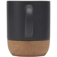   Cana 300 ml, 2502E16447, Everestus, 10.3 x 11.9 cm, Ceramica, Pluta, Negru