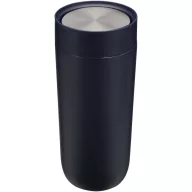   Cana de voiaj, Everestus, 2610E18463, 350 ml, 14.9x7.9 cm, Otel inoxidabil, Albastru Navy