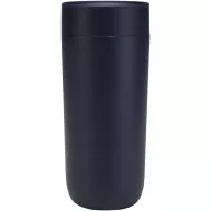   Cana de voiaj, Everestus, 2610E18463, 350 ml, 14.9x7.9 cm, Otel inoxidabil, Albastru Navy