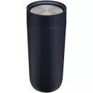 Cana de voiaj, Everestus, 2610E18463, 350 ml, 14.9x7.9 cm, Otel inoxidabil, Albastru Navy