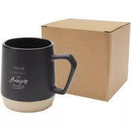   Cana 300 ml, 2502E16475, Everestus, 9 x 8 cm, Ceramica, Negru