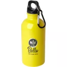 Sticla de apa, 400 ml, 2509E14862, Everestus, 6.6x17.6x6.6xØ 3.3 cm, Otel, Polipropilena, Galben