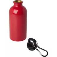   Sticla de apa, Everestus, 2610E18365, 400 ml, Cu carabina, 6.6x17.6x6.6xØ3.3 cm, Otel inoxidabil, Polipropilena, Rosu
