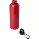 Sticla de apa, Everestus, 2610E18368, 750 ml, Cu carabina, 7.25x24.2x7.25xØ3.5 cm, Otel inoxidabil, Polipropilena, Rosu