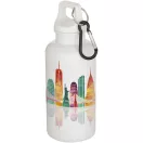 Sticla de apa 400 ml, Everestus, 2601E13099, 6.7x18.3x6.7xØ6 cm, Polietilena, Otel, Alb