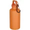 Sticla de apa 400 ml, Everestus, 2601E13100, 6.7x18.3x6.7xØ6 cm, Polietilena, Otel, Portocaliu