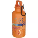 Sticla de apa 400 ml, Everestus, 2601E13100, 6.7x18.3x6.7xØ6 cm, Polietilena, Otel, Portocaliu