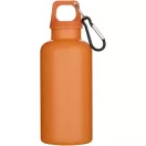 Sticla de apa 400 ml, Everestus, 2601E13100, 6.7x18.3x6.7xØ6 cm, Polietilena, Otel, Portocaliu