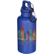   Sticla de apa, Everestus, 2610E18367, 400 ml, Cu carabina, 6.7x18.3x6.7xØ6 cm, Plastic, Otel inoxidabil, Albastru Dark