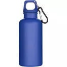 Sticla de apa, Everestus, 2610E18367, 400 ml, Cu carabina, 6.7x18.3x6.7xØ6 cm, Plastic, Otel inoxidabil, Albastru Dark