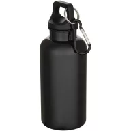   Sticla de apa, Everestus, 2610E18366, 400 ml, Cu carabina, 6.7x18.3x6.7xØ6 cm, Plastic, Otel inoxidabil, Negru