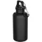 Sticla de apa, Everestus, 2610E18366, 400 ml, Cu carabina, 6.7x18.3x6.7xØ6 cm, Plastic, Otel inoxidabil, Negru