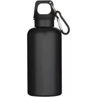   Sticla de apa, Everestus, 2610E18366, 400 ml, Cu carabina, 6.7x18.3x6.7xØ6 cm, Plastic, Otel inoxidabil, Negru