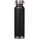 Sticla de apa 650 ml, Everestus, 2601E13247, 7.3x26.95x7.3xØ7.3 cm, Otel, Negru