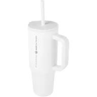   Cana de voiaj, 900 ml, 2509E14493, Everestus, 7x23.45x7xØ 9 cm, Otel, Polipropilena, Alb