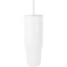 Cana de voiaj, 900 ml, 2509E14493, Everestus, 7x23.45x7xØ 9 cm, Otel, Polipropilena, Alb