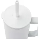 Cana de voiaj, 900 ml, 2509E14493, Everestus, 7x23.45x7xØ 9 cm, Otel, Polipropilena, Alb