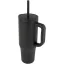 Cana de voiaj, 900 ml, Everestus, 2601E12846, 7x23.45x7xØ9 cm, Otel, Negru
