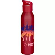   Sticla de apa 650 ml, Everestus, 2601E13225, 6.6x26.3x6.6xØ6.6 cm, Otel, Rosu