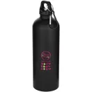 Sticla de apa 750 ml, Everestus, 2601E13101, 7.25x24x7.25xØ7.25 cm, Otel, Negru