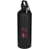   Sticla de apa 750 ml, Everestus, 2601E13101, 7.25x24x7.25xØ7.25 cm, Otel, Negru