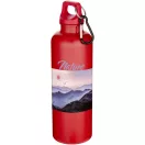 Sticla de apa 750 ml, Everestus, 2601E13106, 7.3x25.6x7.3xØ7.3 cm, Polietilena, Otel, Rosu