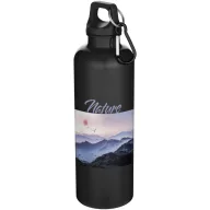   Sticla de apa, Everestus, 2610E18370, 750 ml, Cu carabina, 7.3x25.6x7.3xØ7.3 cm, Plastic, Otel inoxidabil, Negru