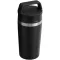 Cana de voiaj, 350 ml, 2509E14972, Stanley, 7.77x19x7.77 cm, Otel, Negru