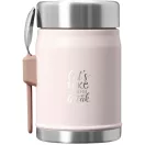 Recipient pentru mancare cu lingura, 400 ml, 2509E14984, Stanley, 9.7x13.9x8.9 cm, Otel, Roz light