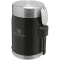 Recipient pentru mancare cu lingura, 400 ml, 2509E14986, Stanley, 9.7x13.9x8.9 cm, Otel, Negru matt