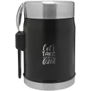 Recipient pentru mancare cu lingura, 400 ml, 2509E14986, Stanley, 9.7x13.9x8.9 cm, Otel, Negru matt
