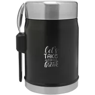   Recipient pentru mancare cu lingura, 400 ml, 2509E14986, Stanley, 9.7x13.9x8.9 cm, Otel, Negru matt