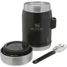 Recipient pentru mancare cu lingura, 400 ml, 2509E14986, Stanley, 9.7x13.9x8.9 cm, Otel, Negru matt
